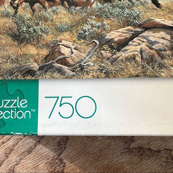 Wild Horse Mustang Jigsaw Puzzle The Distant Thunder Horse 2008 - Picture 4 of 11